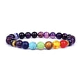 thumbnail image 4 of Pulseras y brazaletes de Chakra de piedra Natural para hombres, pulsera de equilibrio de Yoga, abalorio Ojo de Tigre, Nueva joyería de oración de Buda, 4 of 4