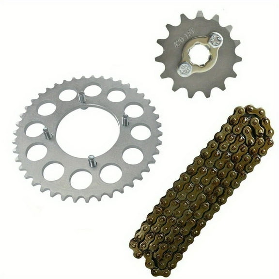 420 Chain Front Rear Sprocket For Pit Dirt Bike Apollo SSR Thumpstar Taotao CRF
