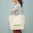 thumbnail image 3 of CafePress - Livecricket2 Tote Bag - Unisex Canvas Tote Bag, Beige, 1-Piece, 3 of 7