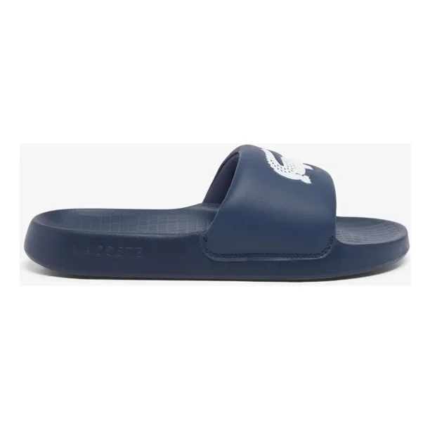 SANDALIA LACOSTE CROCO SLIDE AZUL