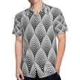 thumbnail image 4 of High Quality Hawaiian Shirts for Men Short Sleeve Aloha Beach Shirt Floral Summer Casual Button Down Shirts Blouses KC8DTC, 4 of 7