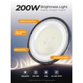 thumbnail image 2 of Paquete de 10 unidades de luz LED de gran altura ONLYLUX, 200 W, 30000 LM, IP65, 5000 K, 2 of 7