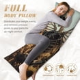 thumbnail image 4 of Bixox Skull Butterfly Sunflower Print Body Pillow Cover with Zipper Closure, Cozy Fuzzy Fleece Body Pillow Case Cover 20 x 54 Inches,Long Body Pillow Pillowcase, 4 of 6