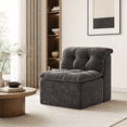 thumbnail image 5 of MEIGUGAO Armless Chenille Bean Bag Chair, 31.5-Inch,Grey, 5 of 7