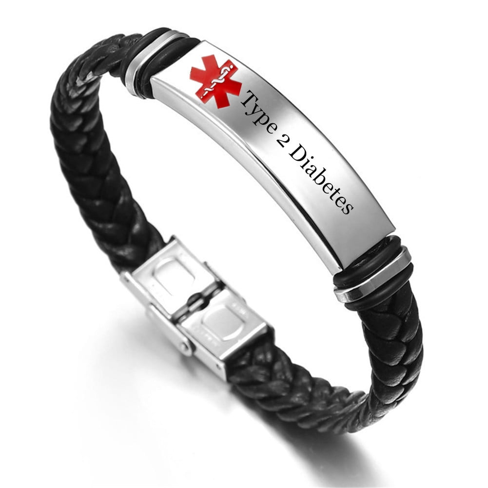 Buy Emergency Bracelet Medical Id Bracelet Women Diabetic Online in India   Etsy