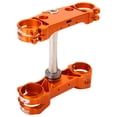 thumbnail image 3 of Ride Engineering Rubber Mounted Billet Split Triple Clamp Set 22mm Offset Orange, 3 of 5