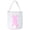 Pink, variant on Zeyigg Easter Gift Bag with Plush Bunny Tail, Canvas Storage Pouch for Candy, Eggs, and Festival Party Favors and Decorations,Pink