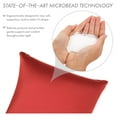 thumbnail image 7 of 26" x 26" Throw Pillow - Maroon: 1 PCS Luxurious Premium Microbead Pillow with 85/15 Nylon/Spandex Fabric. Fluffy, Outstanding Beauty & Support. Silky, Soft & Comfortable, 7 of 7