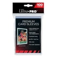 thumbnail image 1 of Fundas para tarjetas Ultra Pro Premium Clear de 100 quilates, tamaño estándar, 1 of 2