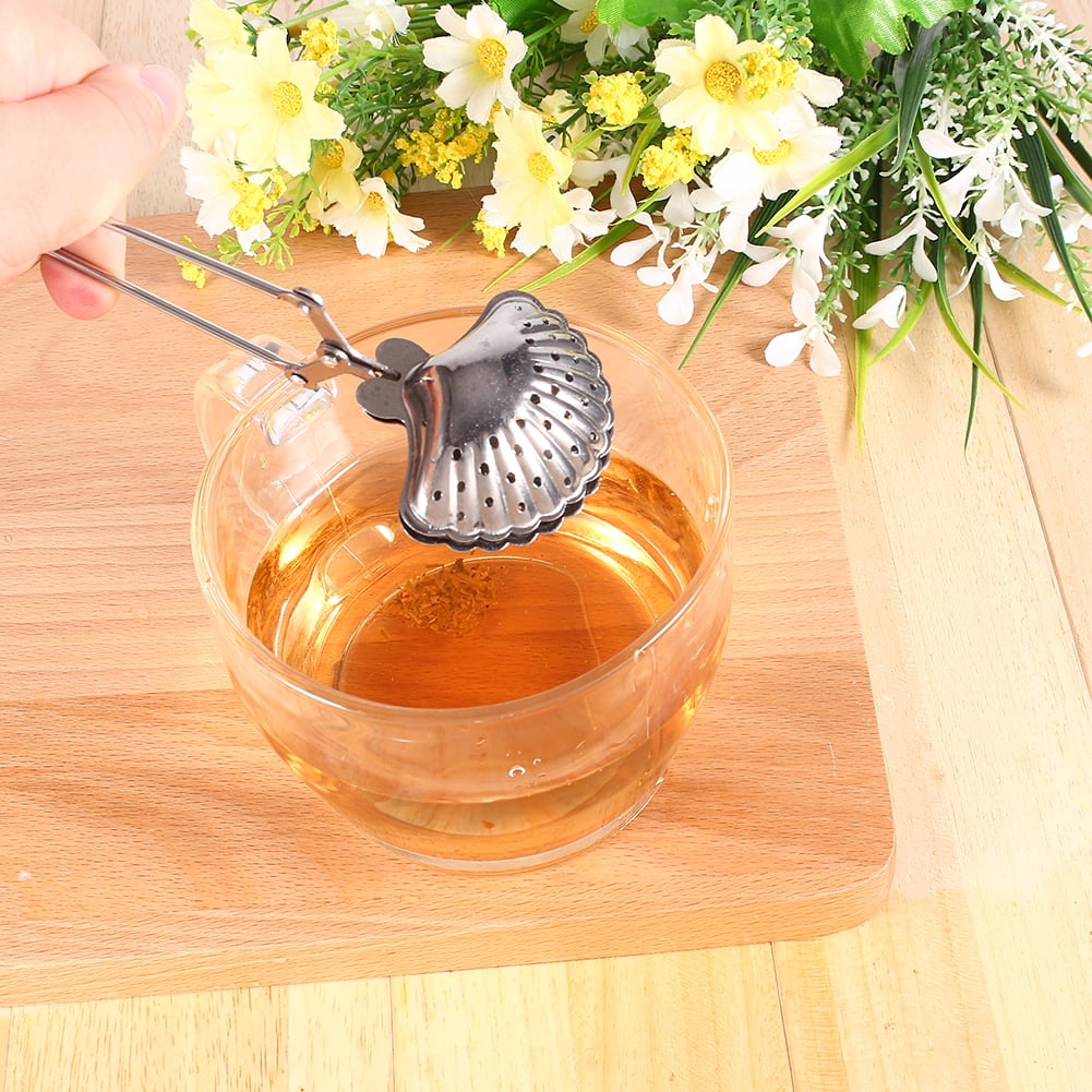 WALFRONT Cute Stainless Steel Loose Tea Infuser Leaf Strainer Filter