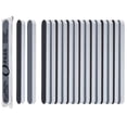 thumbnail image 1 of ForPro Professional Collection O-Files Fat Buffer, 240/1200 Grit, Double-Sided Manicure & Pedicure Nail Buffer, Individually-Wrapped, Disposable Nail File, 6â€ L x .75â€ W, 50-Count, 1 of 6