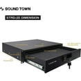 thumbnail image 3 of Sound Town Shock Mount 12U ATA Rack Case with 2U Drawer, 21” Rackable Depth, Casters - Pro Tour Grade (STRC-SP12D2), 3 of 6