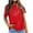 Red, variant on Mother's Day Tees Women's Graphic Short Sleeve Shirts Letter Print Cute Crew Neck Casual Summer Loose Tops (XL, White 1)