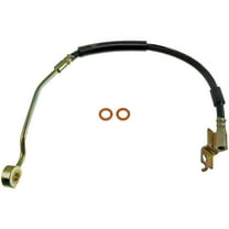 Dorman H38862 Front Driver Side Brake Hydraulic Hose for Specific Jeep Models Fits select: 1990-1995 JEEP WRANGLER / YJ