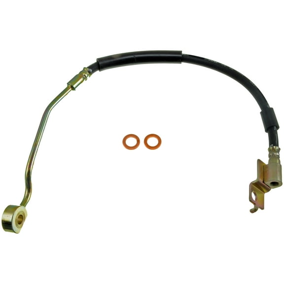 Dorman H38862 Front Driver Side Brake Hydraulic Hose for Specific Jeep Models Fits select: 1990-1995 JEEP WRANGLER / YJ