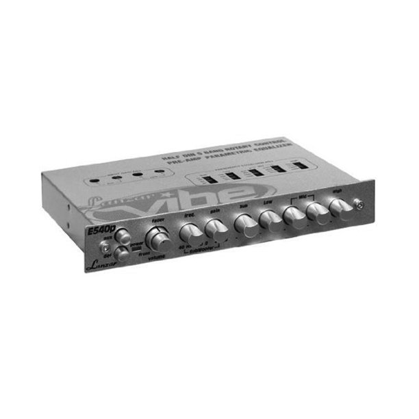 Lanzar Vibe Half DIN InDash 5 Band Parametric Equalizer