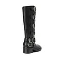 thumbnail image 5 of DREAM PAIRS Women's Knee High Riding Boots Side Zipper Motorcycle Boots Square Toe Chunky Heel Fashion Buckles Biker Boots, 5 of 10