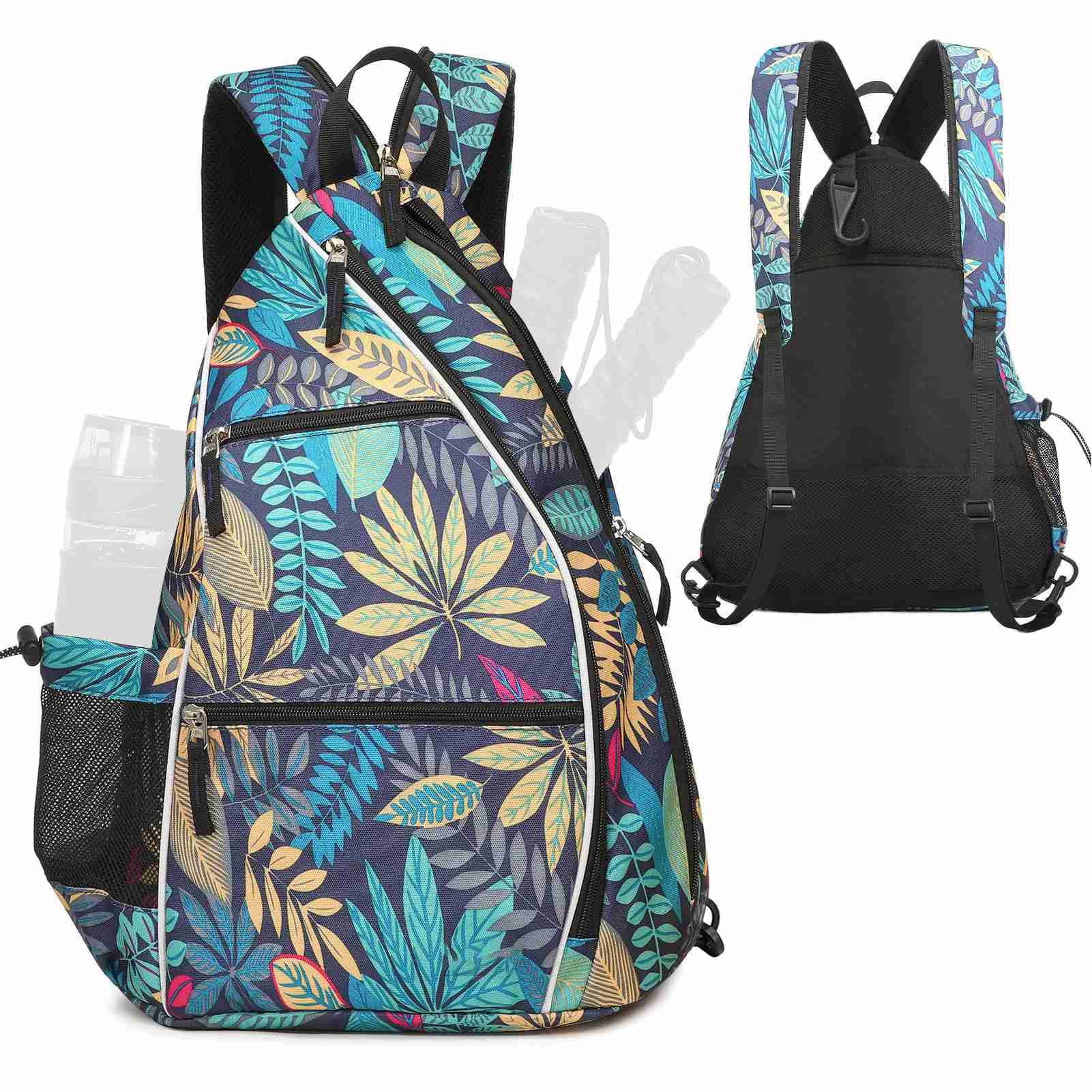 Backpack Adjustable Sling Bag Tennis Racket Bag For  Tennis Badminton