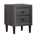 thumbnail image 4 of Patiojoy Nightstand Beside Table W/Drawer Retro Grey Night Table House Furniture, 4 of 5
