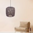 thumbnail image 6 of Pent Lmp Shde Woven Boho Ceiling Light Shde Wicker Rope Rttn Chelier Cover for Kitchen Resturnt Bedroom Living Room Decor ,, 6 of 8