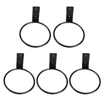 WRISTBIQUE Flowerpot Holders Flowerpot Rack Black 5pcs