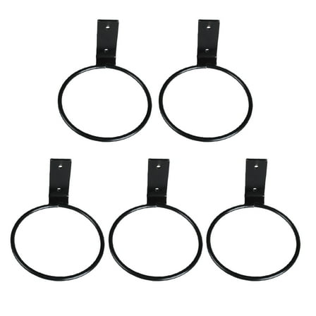 WRISTBIQUE Flowerpot Holders Flowerpot Rack Black 5pcs