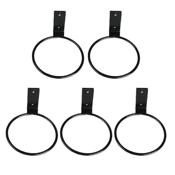 WRISTBIQUE Flowerpot Holders Flowerpot Rack Black 5pcs