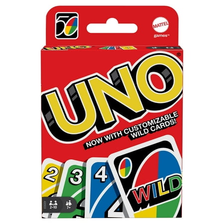 UNO Card Game for Kids, Adults & Game Night, Original Game of Matching Colors & Numbers