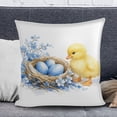 thumbnail image 3 of Pillow Covers 18x18, Easter Decorations Throw Pillow Covers, Blues Theme Style Home Spring Decor for Bedroom Couch Cushion Cover, 3 of 5