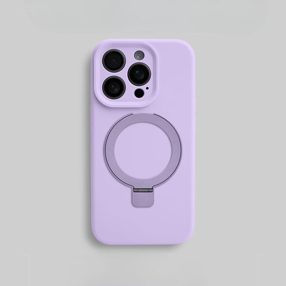 Compatible with iPhone 16 /Pro/Pro Max Case Stand, Slim Full Camera Protection Liquid Silicone Phone Case Suitable for iPhone 16 /Pro/Pro Max Compatible with MagSafe Ring Magnetic Kickstand