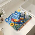 thumbnail image 7 of Ryvnso Chicken Sunflowers Dish Drying Mat for Kitchen Countertop 18x24 Large Dish Pad Drainer Rack Dish Sink Mats, 7 of 7