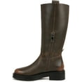 thumbnail image 3 of Franco Sarto Women's Trevi  Mid Calf Boot Brown Leather 5M, 3 of 5