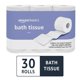 thumbnail image 5 of Papel higiénico Amazon Basics de 2 capas, 30 rollos = 120 normales, 5 of 6