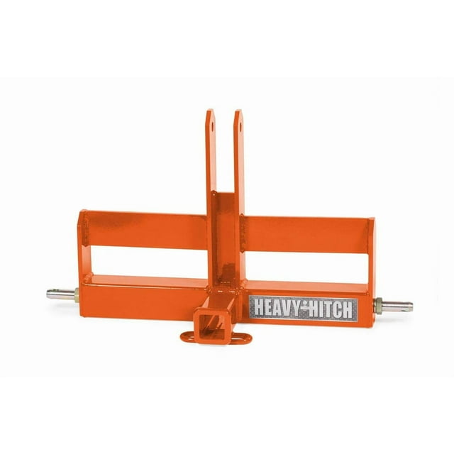 Catégorie 1, Barre de Traction de Récepteur Hitch à 3 Points avec Support de Poids pour Valise - Usage Standard, Orange