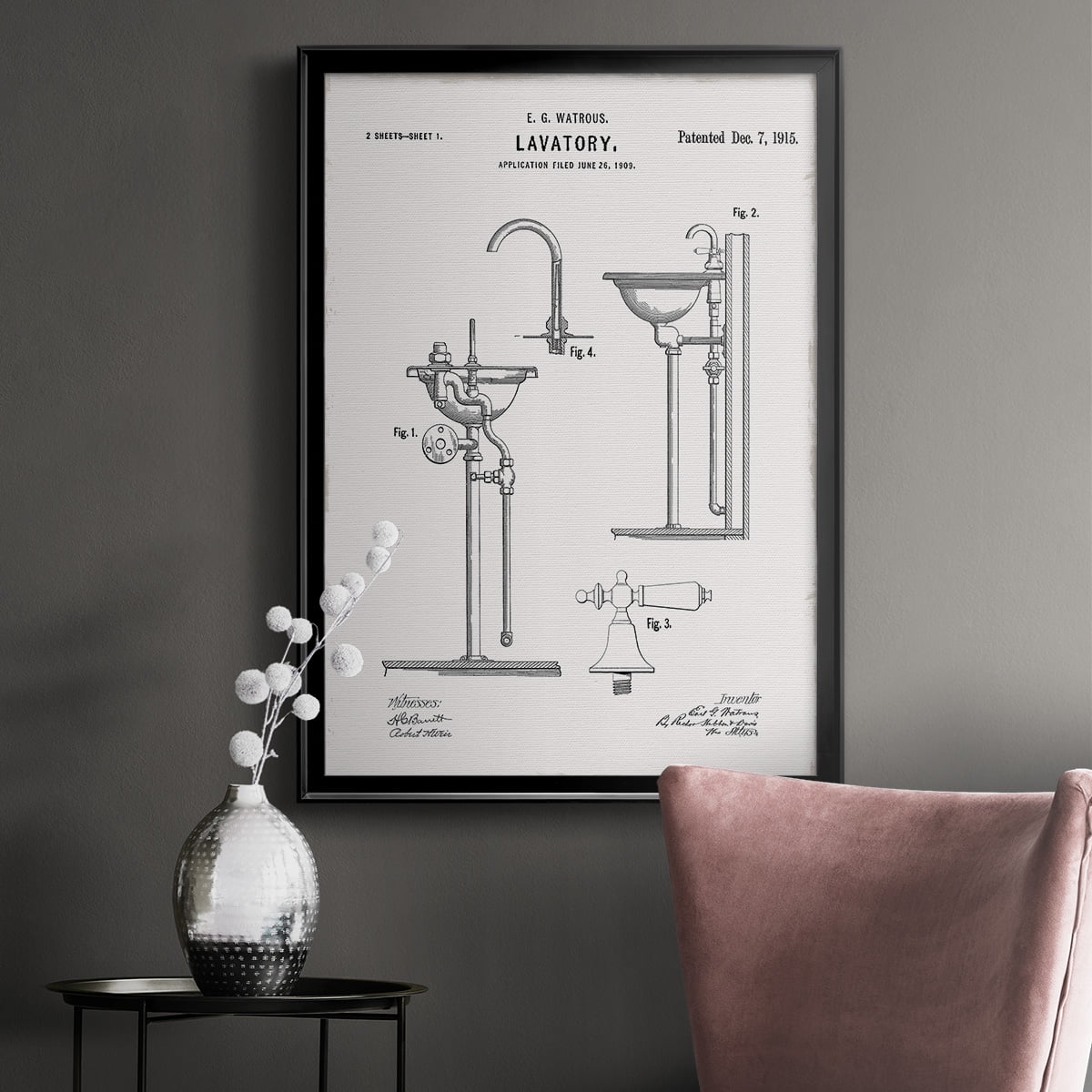 Vintage Sink II Premium Classic Framed Print - Ready to Hang