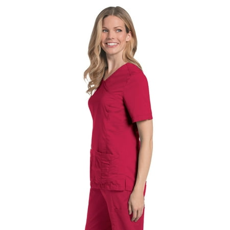 Landau Wrap V-Neck Regular Top (Women's) 1 Count 1 Pack