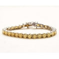 thumbnail image 4 of 3mm Moissanite Tennis Bracelets Women Gold Bracelets Round Cut D Color VVS1 Clarity Diamond Tennis Bracelets S925 Sterling Silver Bracelets for Women（6-9 inchs）, 4 of 9
