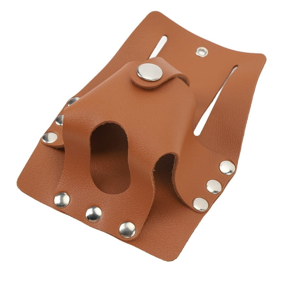 Tape Measure Holder, PU Leather Safety Snap Portable PU Leather Tape Measure Pouch for Outdoor
