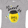 thumbnail image 4 of Inktastic As Sweet As Honey Boys or Girls Baby Bodysuit, 4 of 5