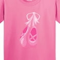 thumbnail image 4 of Inktastic Ballet Shoes, Ballet Slippers, Ballet Dance, Pink Youth T-Shirt, 4 of 5