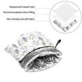 thumbnail image 6 of Daiia Lavender Flowers Pattern Oven Mitts and Pot Holders 4 pcs Set,High Heat Resistant 500 Degree Extra Thicken Long Kitchen Cotton Oven Glove, 6 of 6