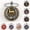 A, variant on Year of Horse Keychain 2026 Zodiac Design Compact Good Luck Key Chain Pendant with Bells Metal Frame Holiday Decoration