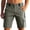 16# Army Green, variant on Men Cargo Shorts Casual Athletic Lightweight Stretch Waist Shorts Wide Leg Bermuda Pants with Multi Pockets 16# Black 3XL