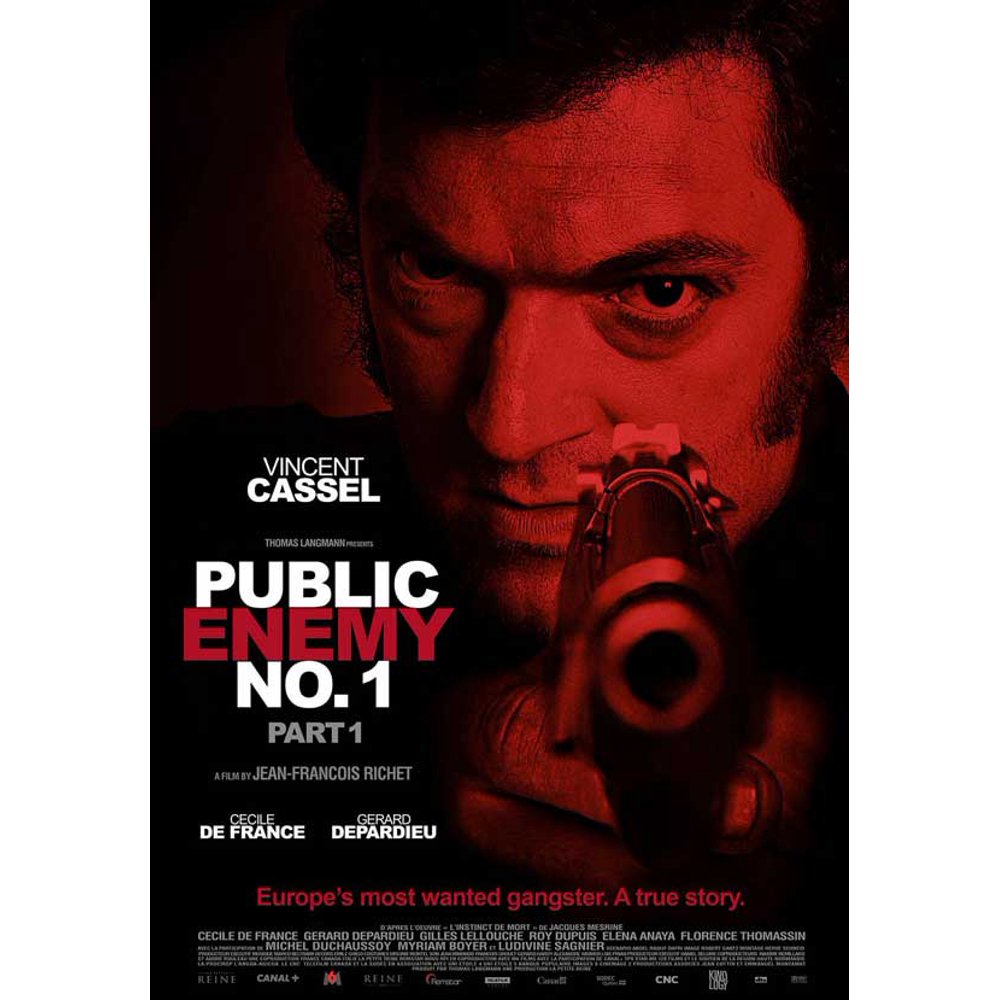 Public Enemy Number One movie POSTER (Style B) (11" x 17") (2008