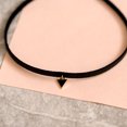 thumbnail image 2 of Youkk Collier Pendentif Géométrique Noir Punk pour Femme, Chaîne de Clavicule Ajustable Simple pour Fête, 2 of 7