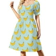 thumbnail image 1 of Robe Motif Banane, Robe de Soirée de Luxe pour Femme, Robes de Mariage pour Fêtes, Robe d'Été pour Femme 2024, 1 of 4