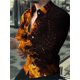 thumbnail image 1 of Camisas de lujo a la moda para hombre, camisas de un solo pecho, blusa informal con estampado heráldico rojo de manga larga, cárdigan hawaiano para fiesta de graduación para hombre, 1 of 6