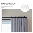 thumbnail image 4 of SEWACC 4Pcs Extension Curtain Track Connectors for Drapery Joints Lightproof Design, 4 of 8
