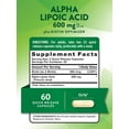 thumbnail image 2 of Alpha Lipoic Acid 600mg | 60 Capsules | Plus Biotin Optimizer | For Men & Women | by Nature's Truth, 2 of 7