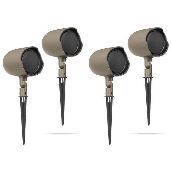 (4) JBL GSF3-TN 3" Landscape Ground Stake or Wall Mount 70v Commercial Speaker
